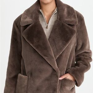 Velvet by Graham & Spencer Linda Faux Lux Fur Jacket Coat